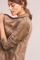 Cupcakes And Cashmere Doris Faux Suede Jacket