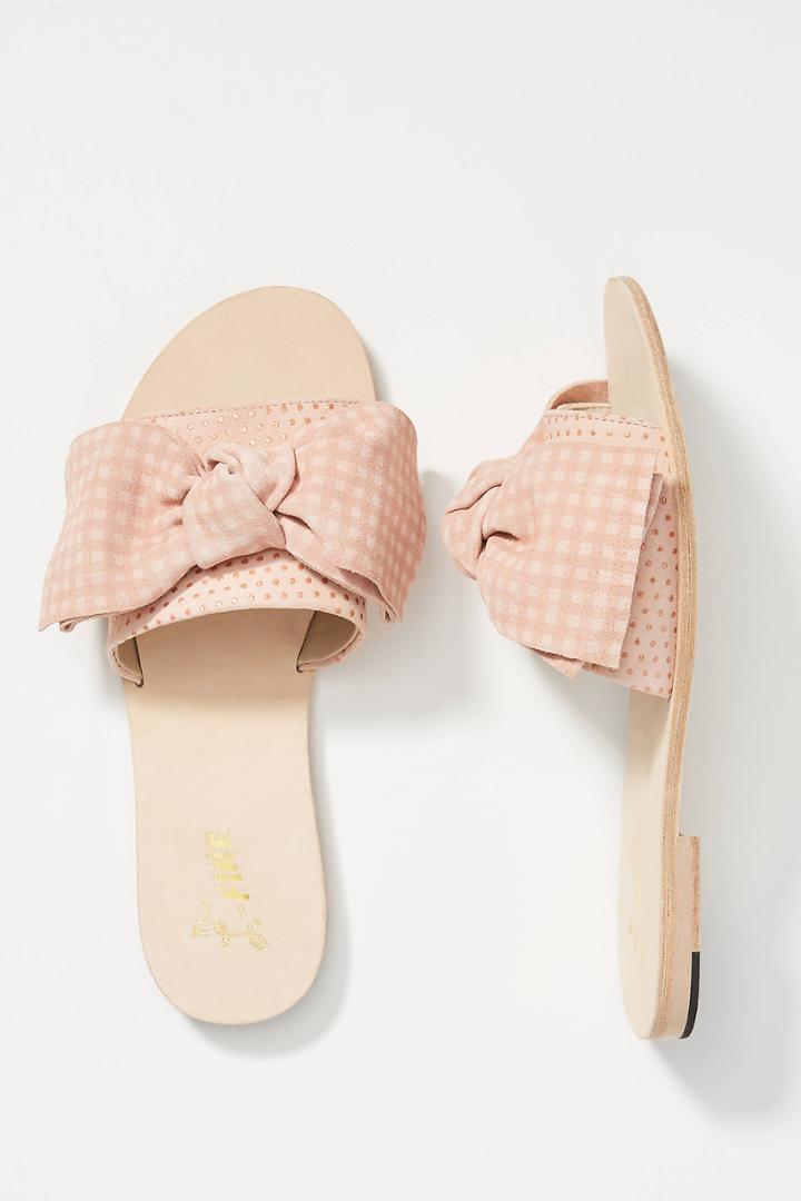 Miss L Fire Bow Slide Sandals