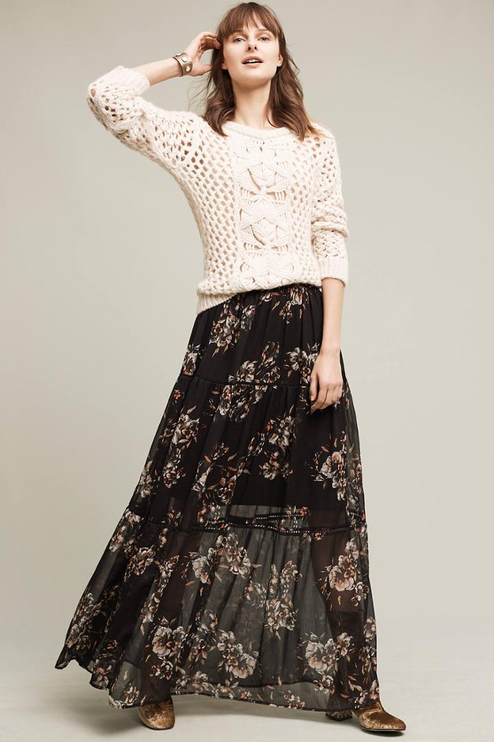 Ranna Gill Vined Garden Maxi Skirt