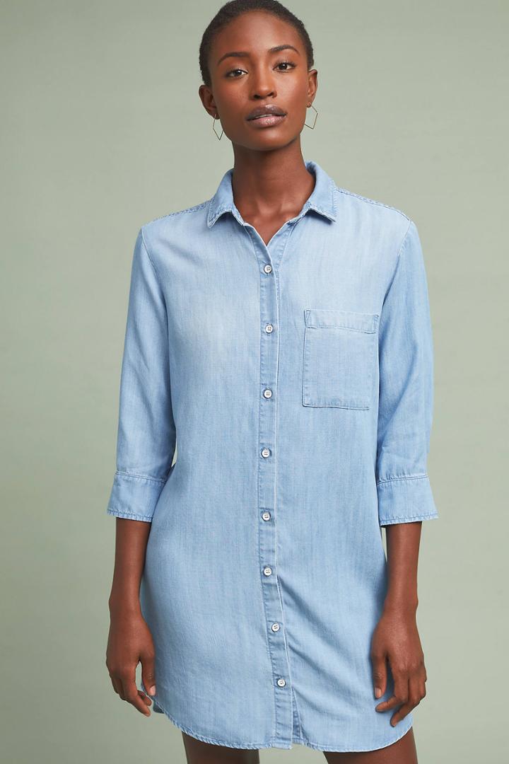 Cloth & Stone Benicia Chambray Shirtdress