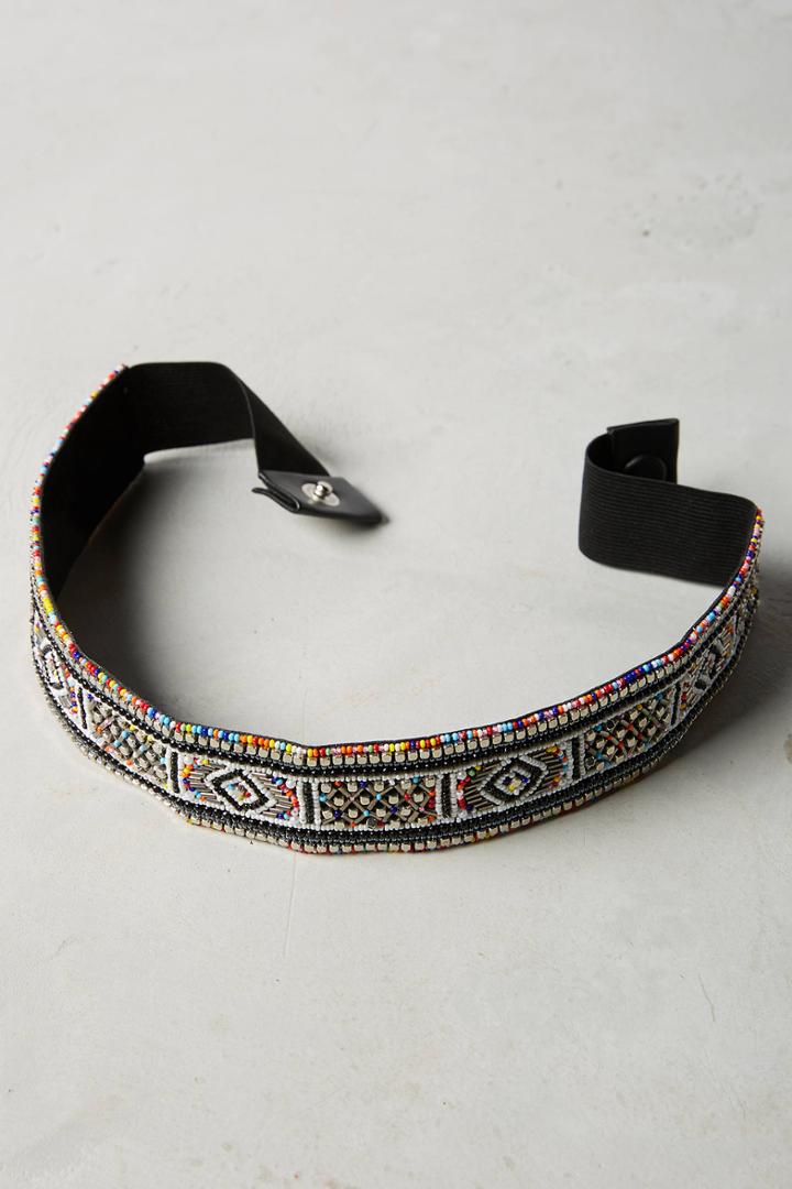 Anthropologie Maya Beaded Belt
