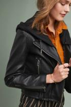 Blanknyc Hooded Faux Leather Jacket