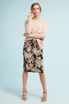 Maeve Floral Jacquard Pencil Skirt