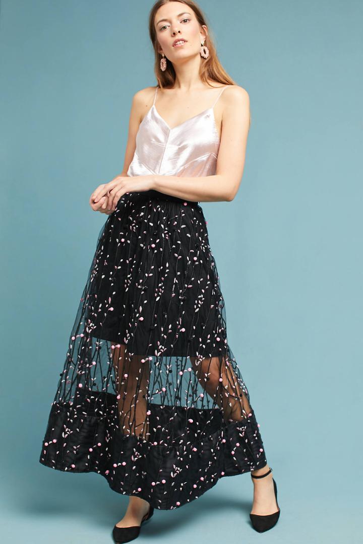 Eva Franco Vining Maxi Skirt