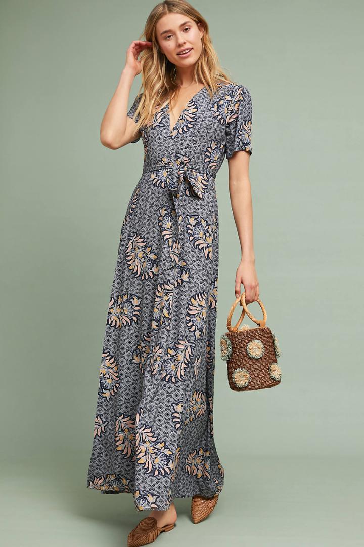 The Odells Zinaida Maxi Wrap Dress