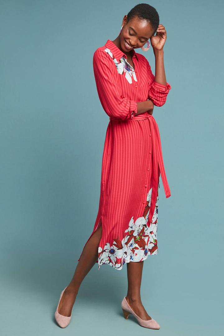 Bl-nk Cudrey Floral Shirtdress