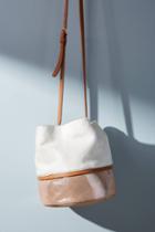 Neuville Tow-toned Shimmer Bucket Bag