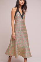 Cynthia Rowley Brocade Halter Dress