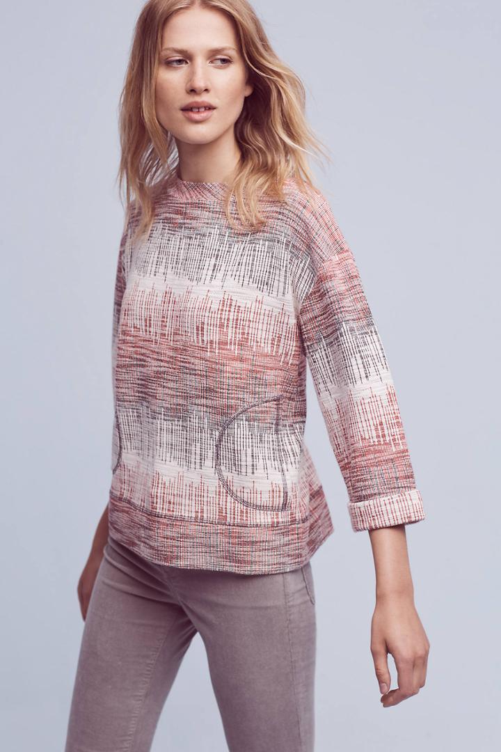 Anthropologie Etched Sunset Sweatshirt