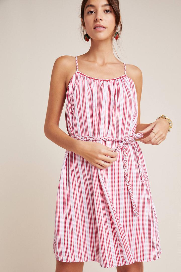 Skies Are Blue Lucerne Gingham Mini Dress