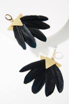 Katerina Psoma Artemis Feather Drop Earrings