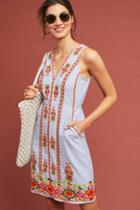 Maeve Madeline Embroidered Shift Dress