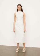 Vince Sleeveless Ribbed Mock Neck Top