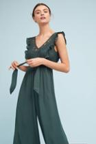 Anthropologie Petite Jemma Lace Jumpsuit