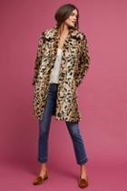 Matison Stone Leopard Print Coat