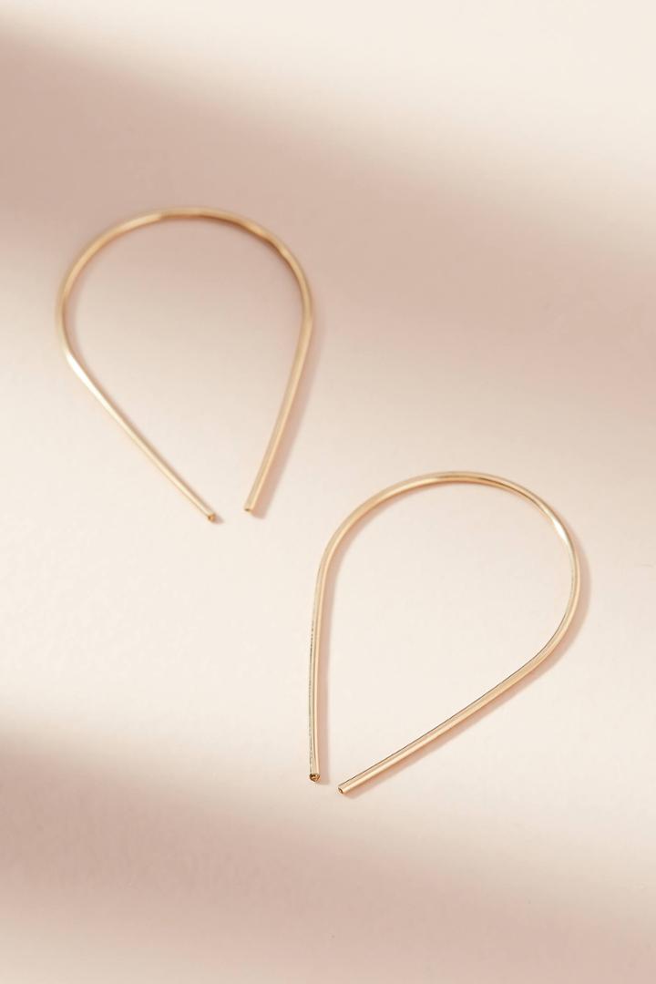 Hello Adorn Horseshoe Hoop Earrings