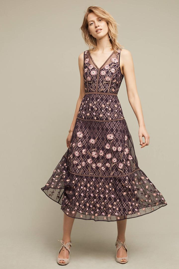 Moulinette Soeurs Tansey Tulle Midi Dress