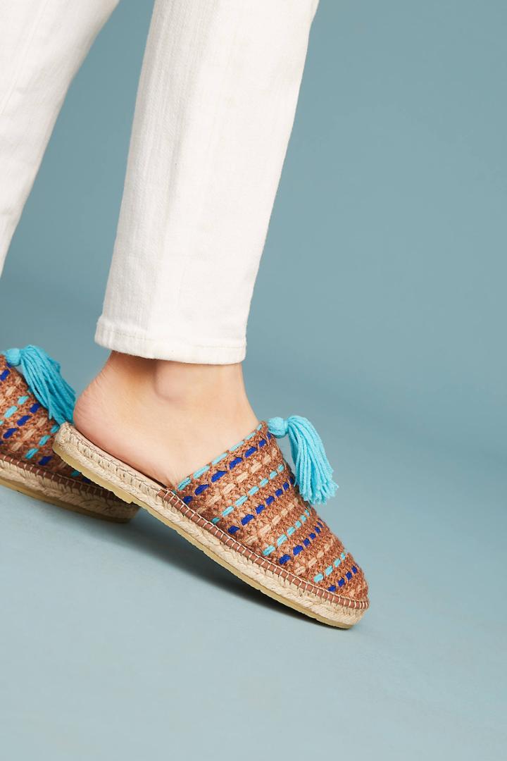 Mochi Rainbow Tassel Slides