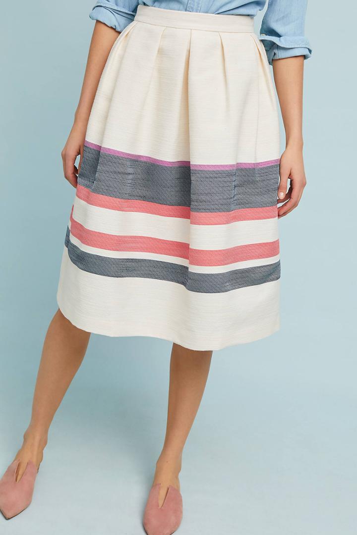 Hutch Varsity Striped Skirt