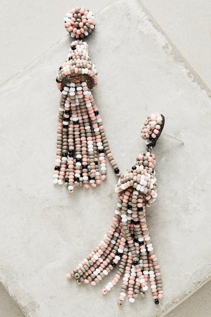 Deepa Aly Beaded Drop Earrings