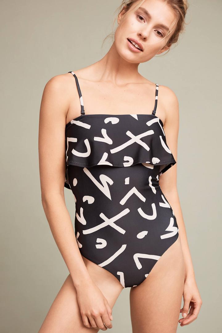 The Ones Who Ruffled One-piece Swimsuit