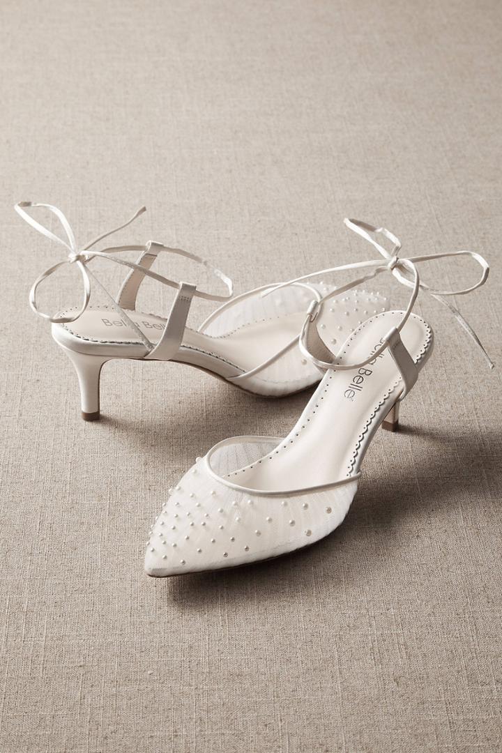 Anthropologie Bella Belle Pearl Heels