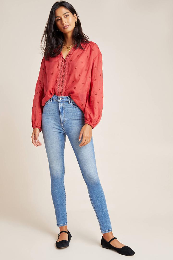 Dl1961 X Marianna Hewitt Chrissy Ultra High-rise Skinny Jeans