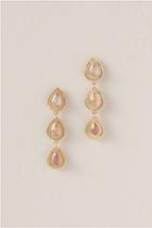 Anthropologie Pink Skies At Night Earrings