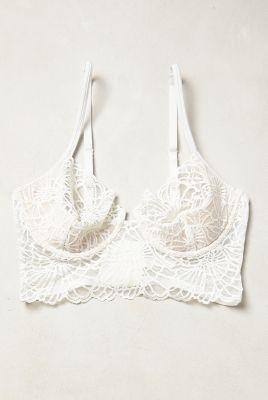 Josie By Natori Bardot Ivoire Long-line Bra White