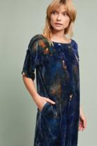 The Odells Tie-dyed Silk Tunic Dress