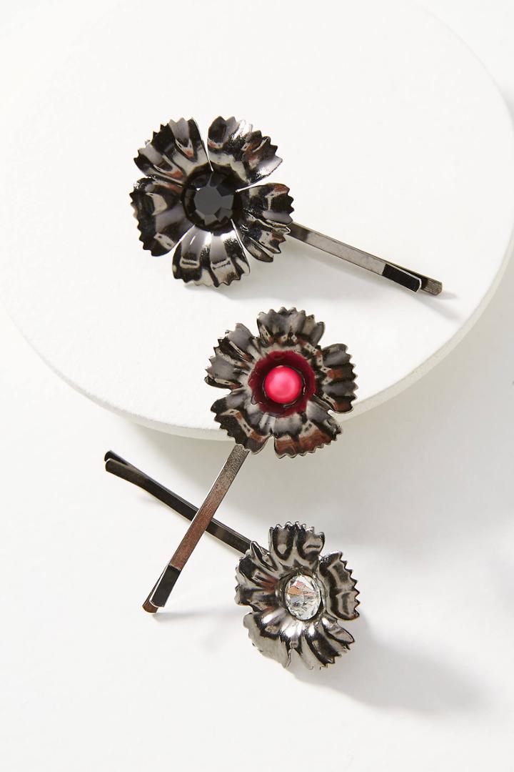 Anthropologie Garden Bobby Pin Set