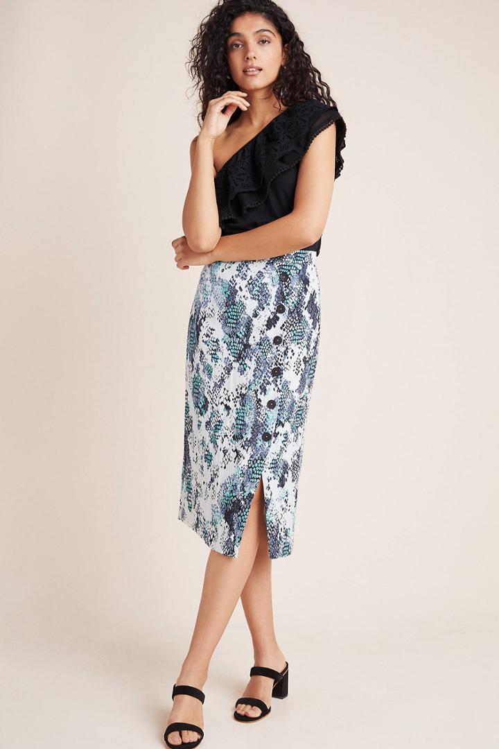 Hutch Serpentine Pencil Skirt