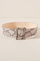 Brave Leather Dansi Snake-printed Belt