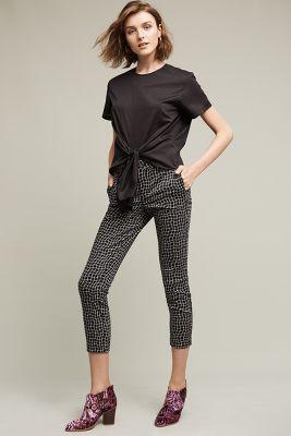Level 99 Gridwave Mid-rise Trousers
