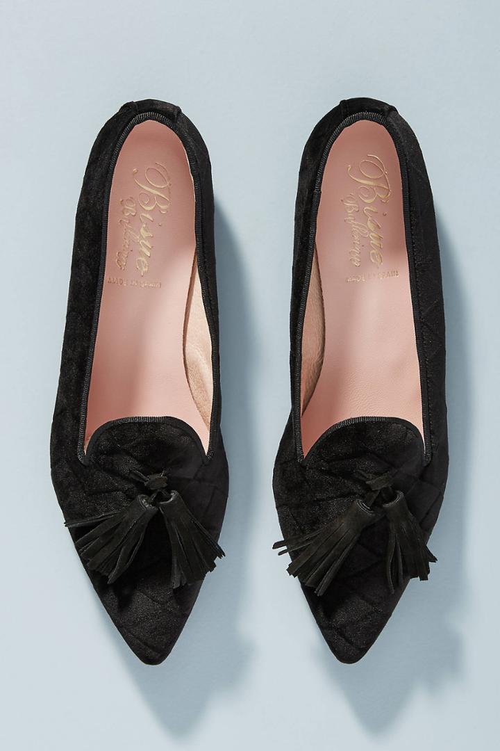 Anthropologie Bisue Ballerina Tasseled Loafers