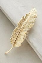 Anthropologie Gilded Leaf Barrette