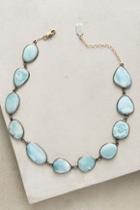 Ela Mae Bezeled Larimar Choker