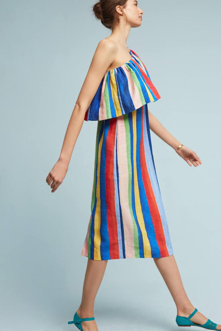 Mara Hoffman Ray Linen Midi Dress