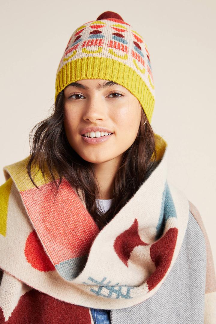 Donna Wilson Graphic Wool Beanie