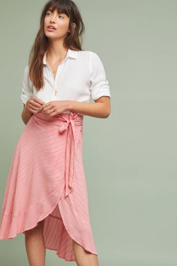 Beachgold Surfrider Striped Wrap Skirt