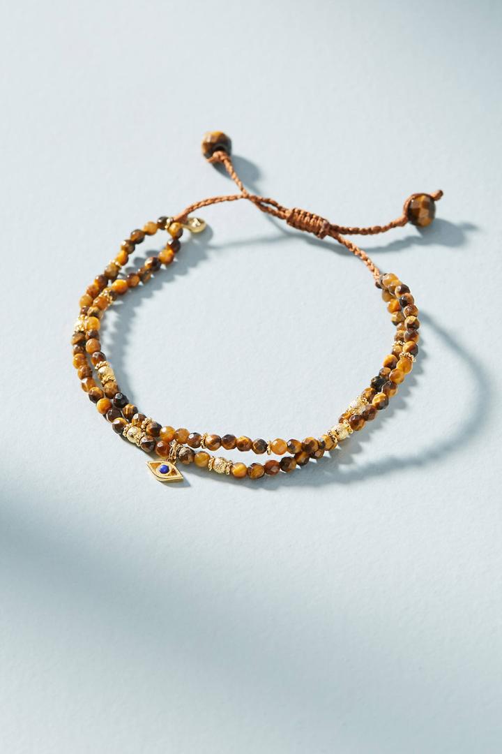 Anthropologie Eyes Open Layered Bracelet