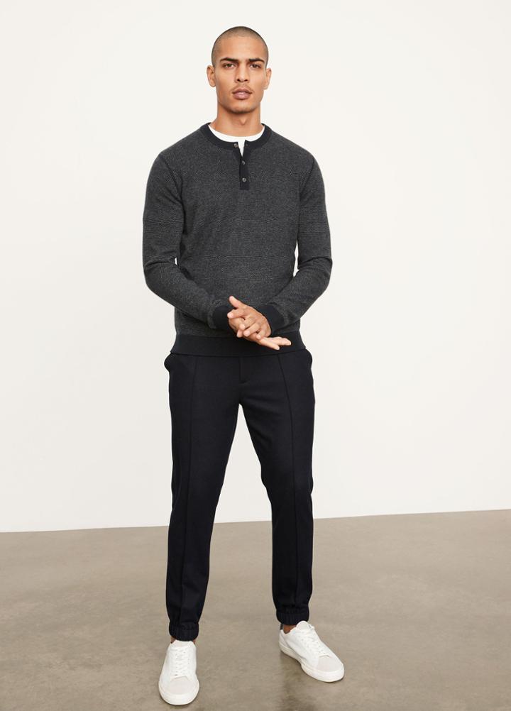 Vince Birdseye Long Sleeve Henley