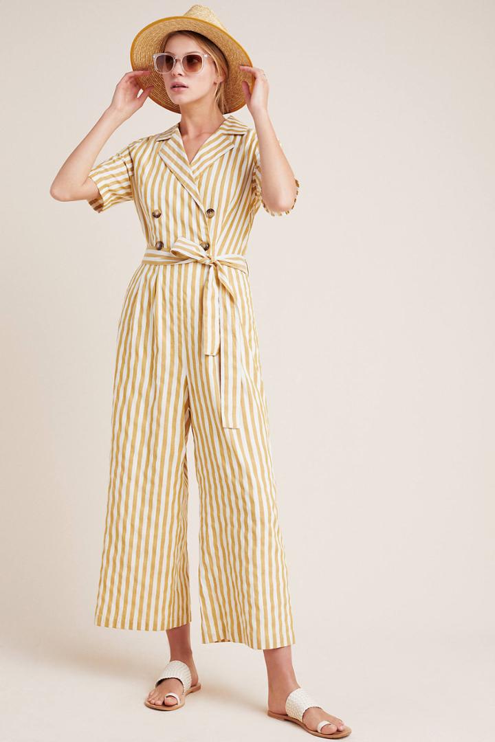 J.o.a. Double-breasted Jumpsuit