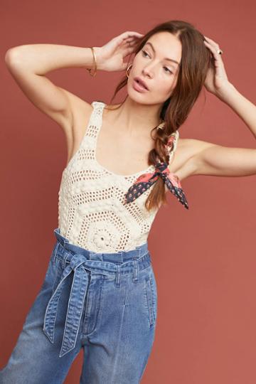 Stella Pardo Pepita Crochet Tank