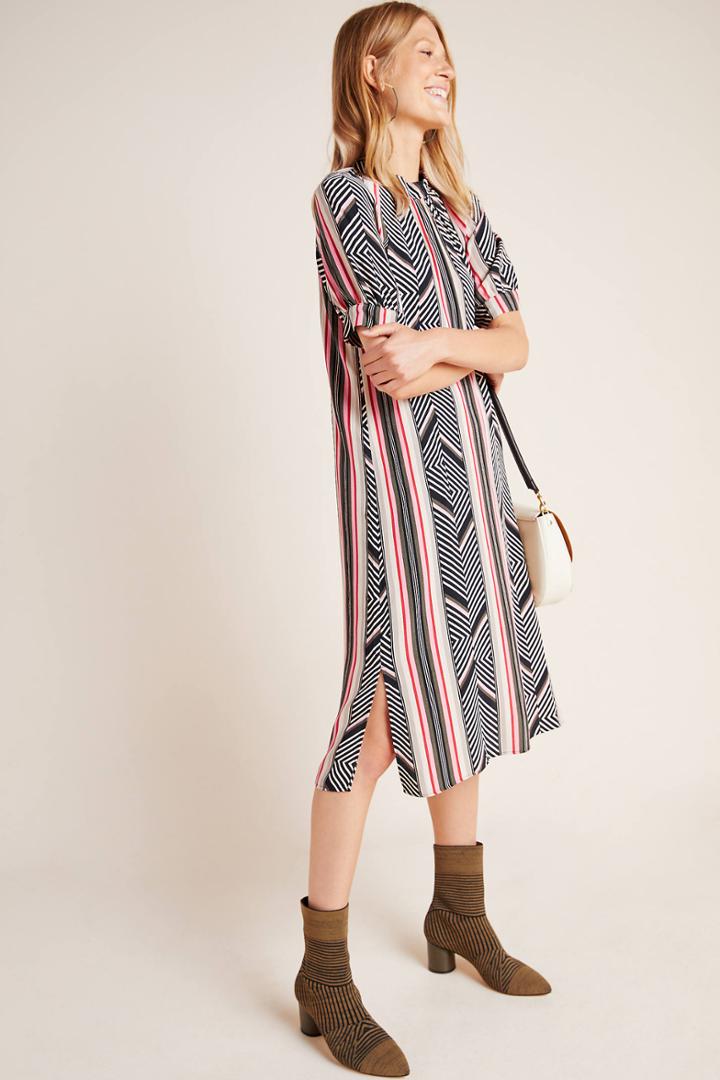 Anthropologie Mckenzie Mock Neck Tunic Dress
