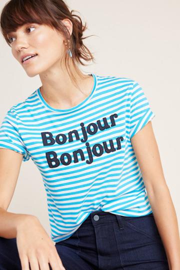 Chinti & Parker Bonjour Bonjour Graphic Tee