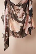 Anthropologie Shalimar Floral Scarf
