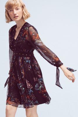 Maeve Nighttime Florals Dress