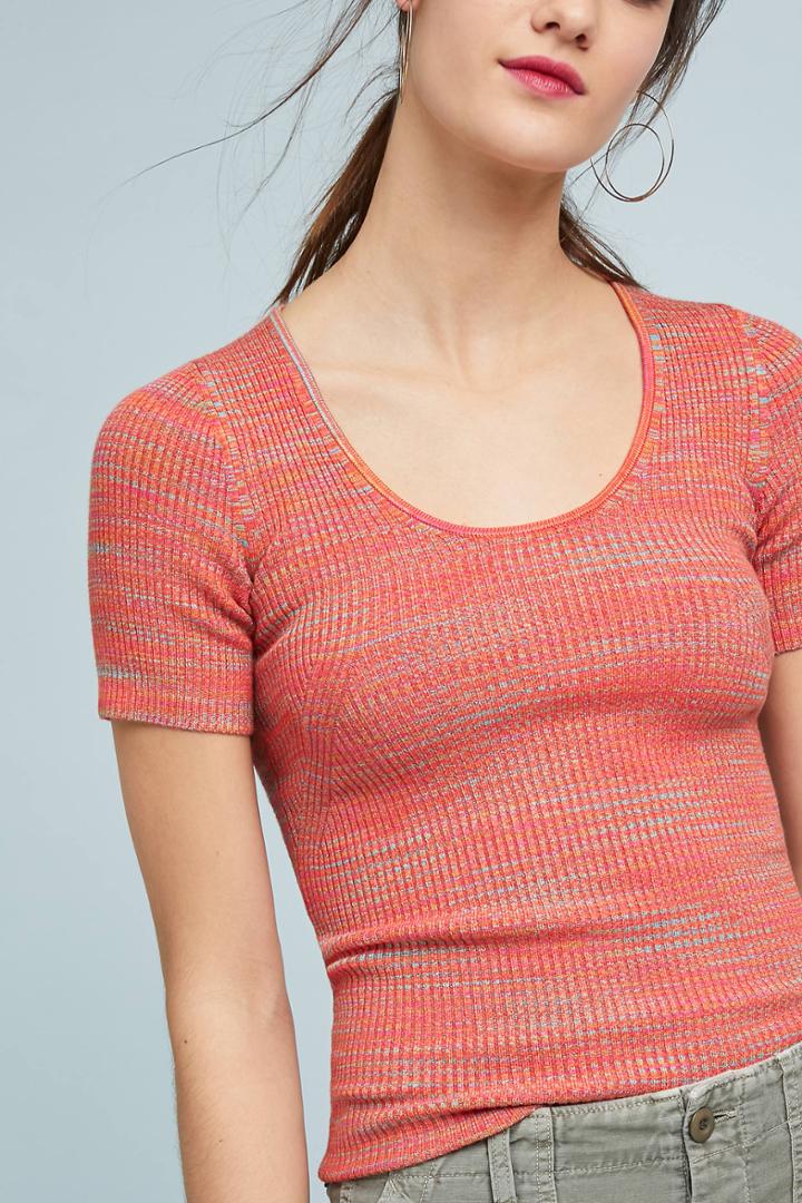 Moth Ribbed Sweater Tee