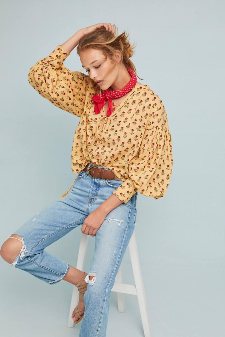 Kinga Csilla Rose Block Blouse
